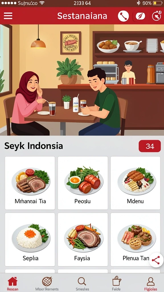 66d - Tampilan antarmuka pengguna yang intuitif dan sederhana.