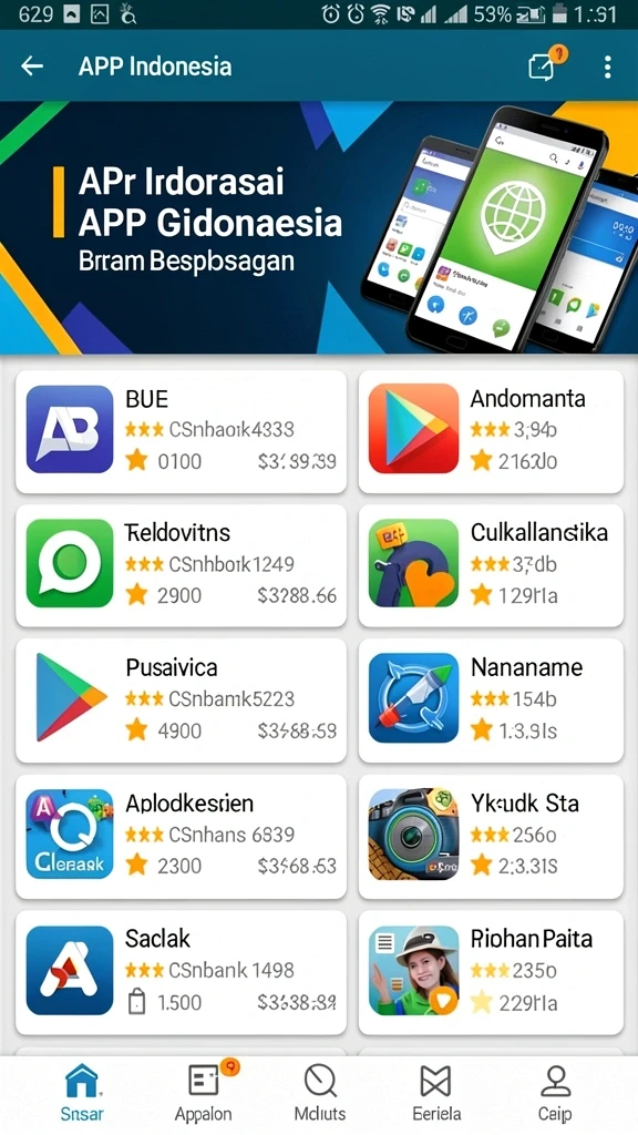 99zk - Tampilan menu utama yang menarik dan mudah dinavigasi.