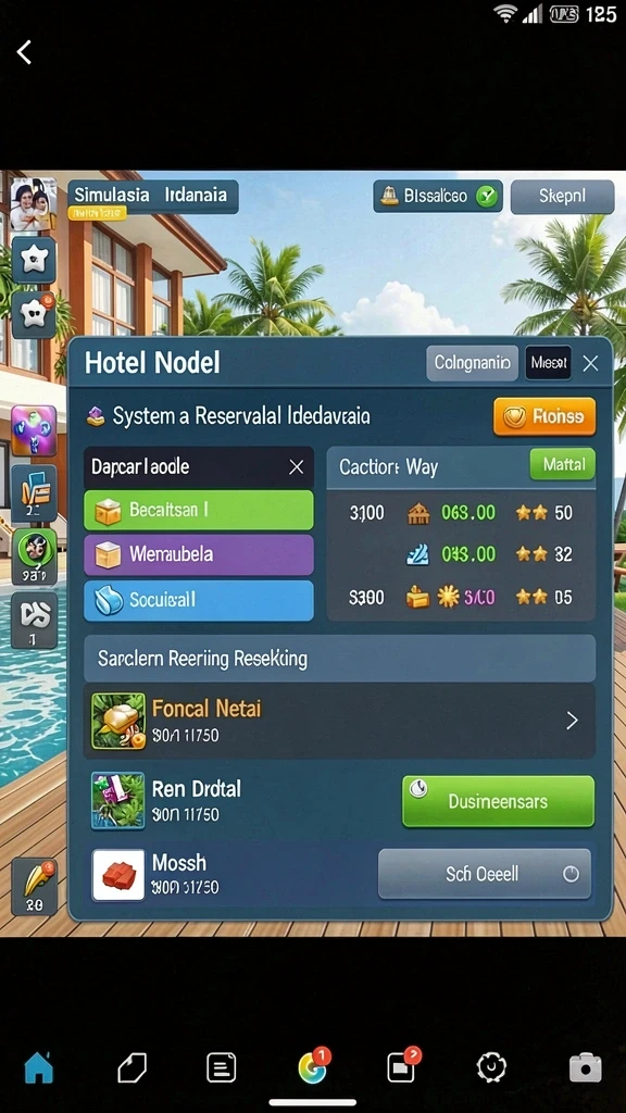 f08 - Screenshot menunjukkan sistem upgrade karakter yang mendetail.