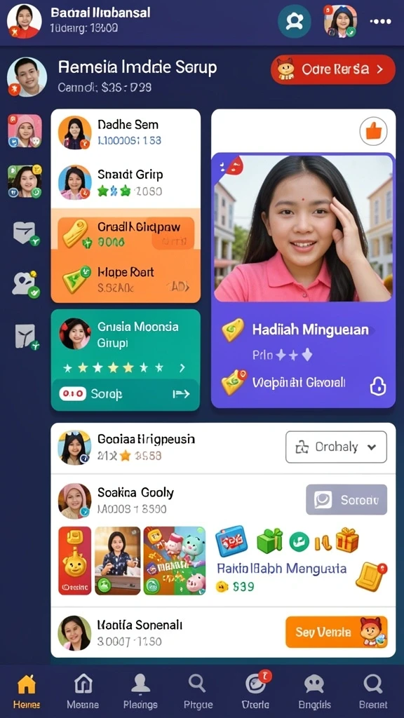 hiwin - Tampilan antarmuka yang menarik dan user-friendly.