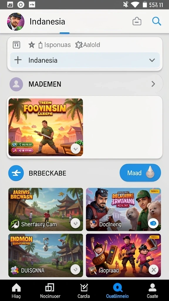 indaaa - Tangkapan layar menampilkan level tantangan baru yang menantang.