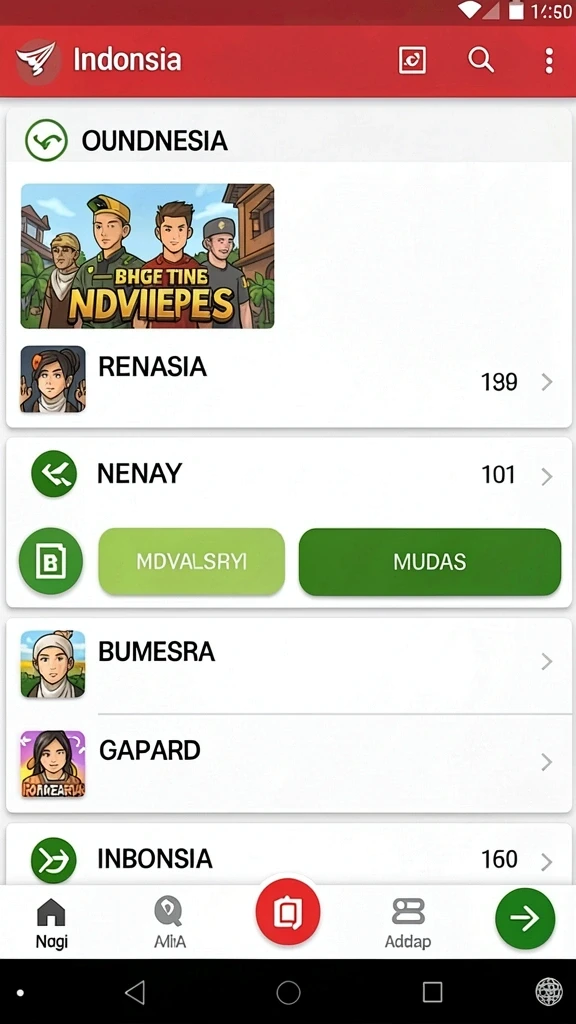 katawin - Fitur leaderboard untuk bersaing dengan teman.