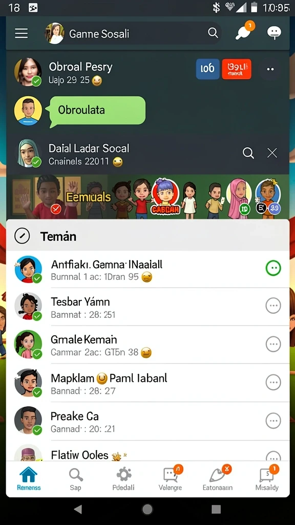 mamen123 - Fitur mode permainan yang bervariasi.